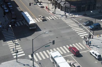 accident in the intersection