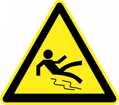 slippery floor sign 