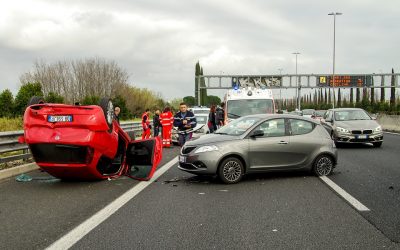 car accident turnover
