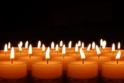 little lit candles 