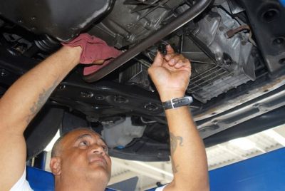 mechanic working on car recalls