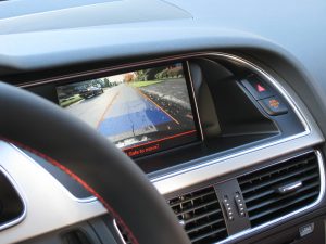Backup camera in a new vehicle