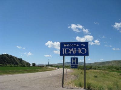 route 89 between Idaho and Wyoming