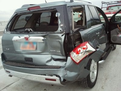 sue for major damage car accident