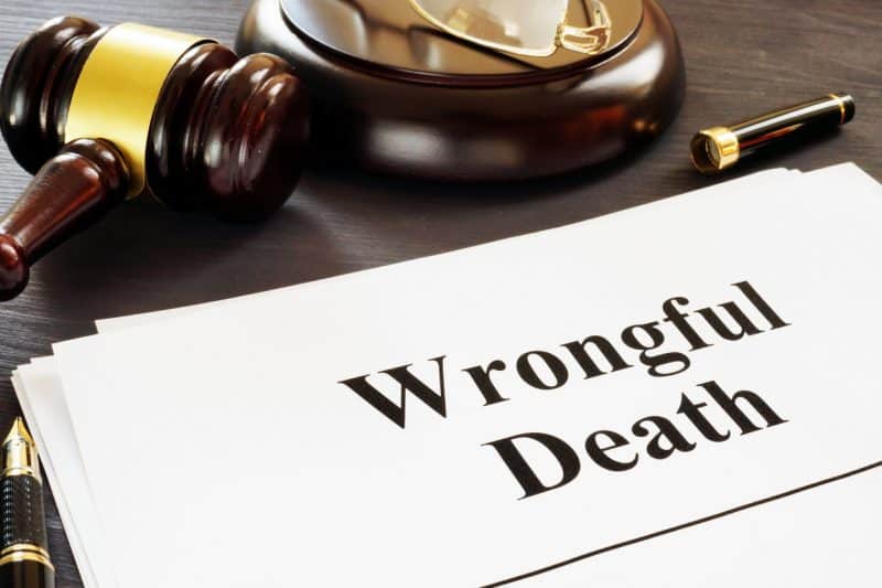 wrongful death law paperwork