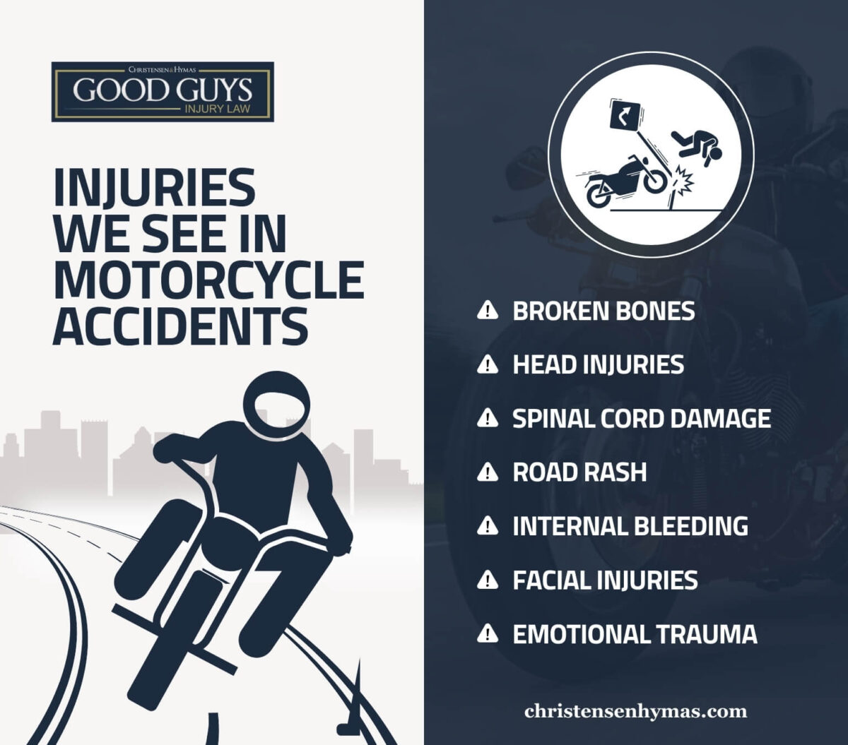 Injuries We See in Motorcycle Accidents