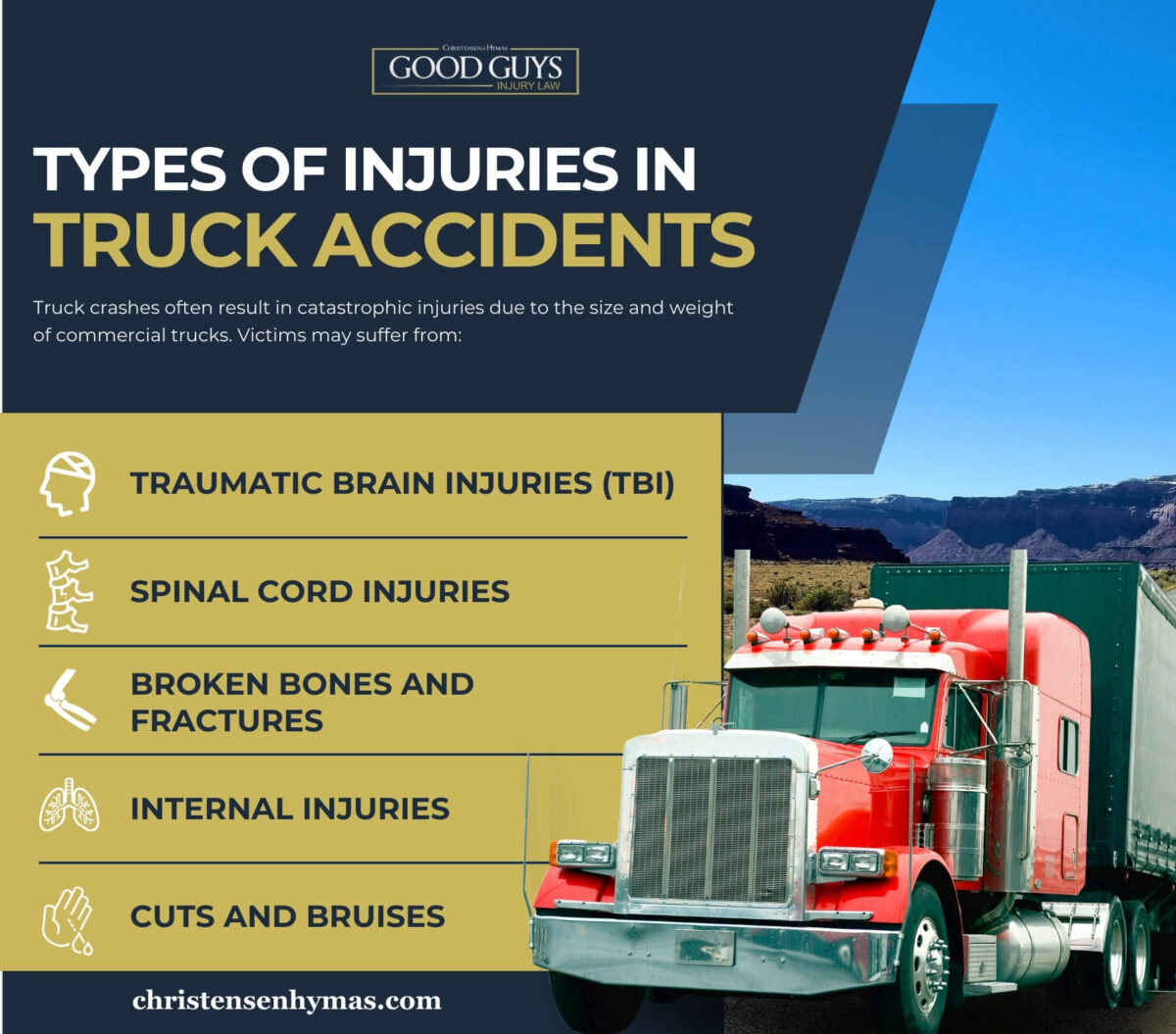 Types of Injuries in Truck Accidents