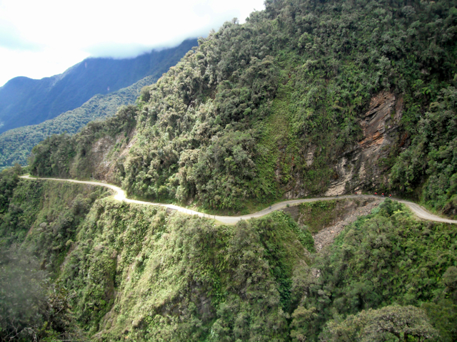 Coroico Road in La Paz